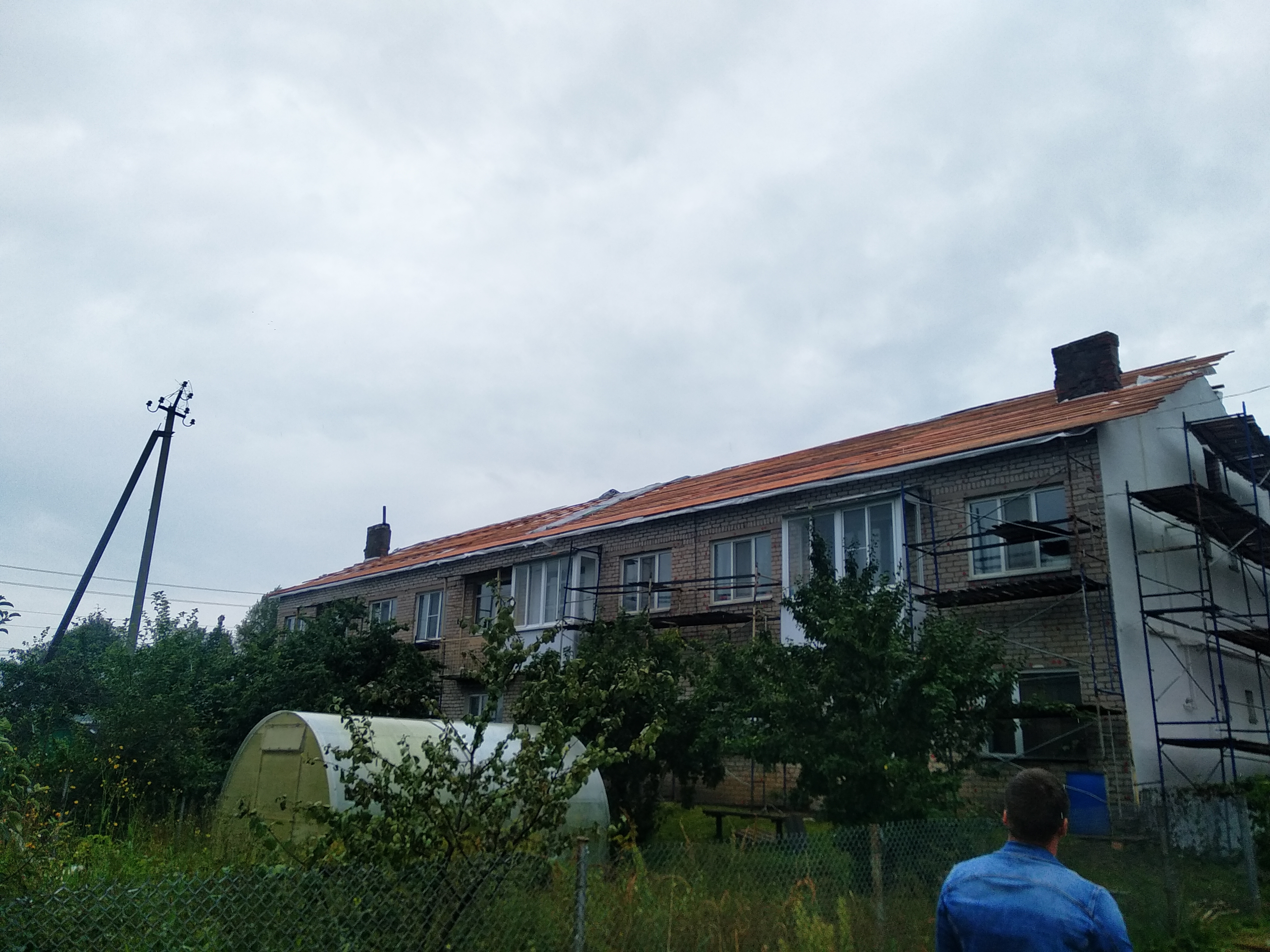 фото во время проведения работ