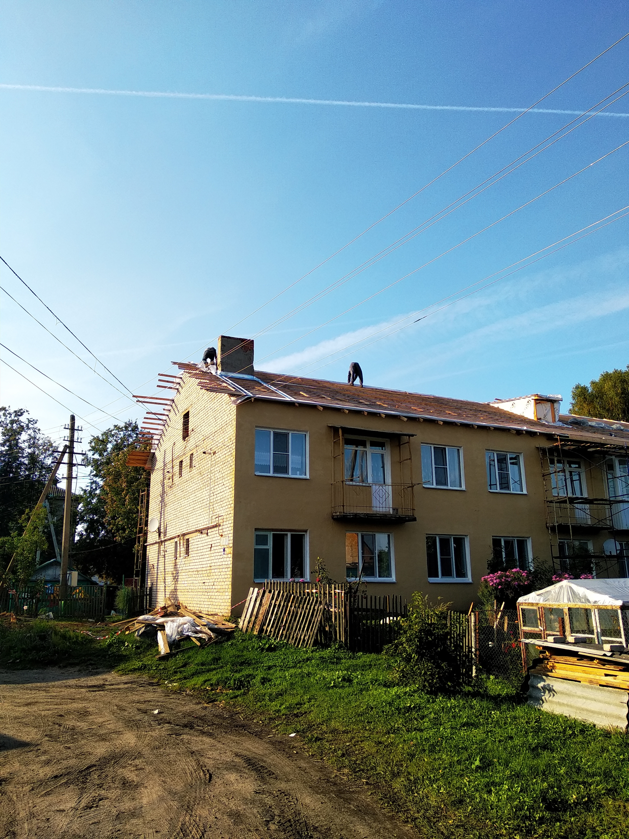 фото во время проведения работ